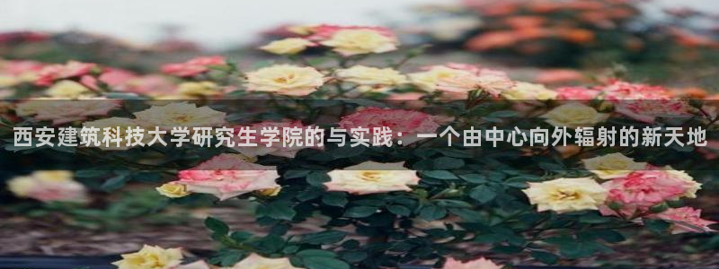 乐发 il彩票平台入口：西安建筑科技大学研究生学院的与实践：一个由中心向外辐射的新天地